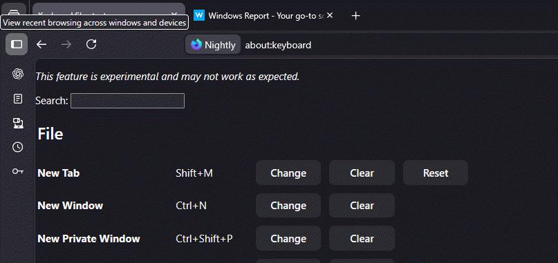 Firefox 火狐浏览器迎来新变革:自定义快捷键功能即将上线截图