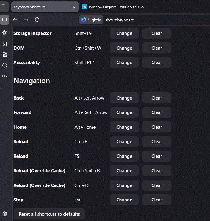 Firefox 火狐浏览器迎来新变革:自定义快捷键功能即将上线截图
