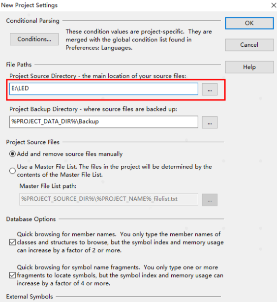 source insight怎么输入名字？source insight输入名字的步骤截图