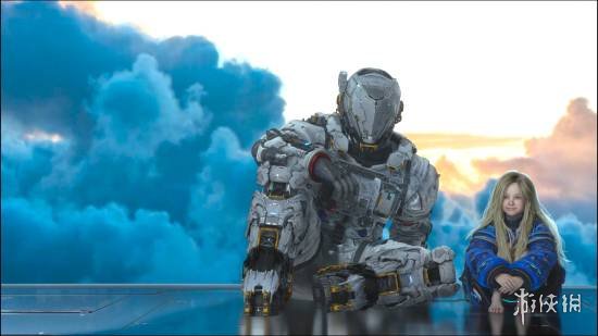 《虚实万象》新图发布：小萝莉和机器人的休息时光