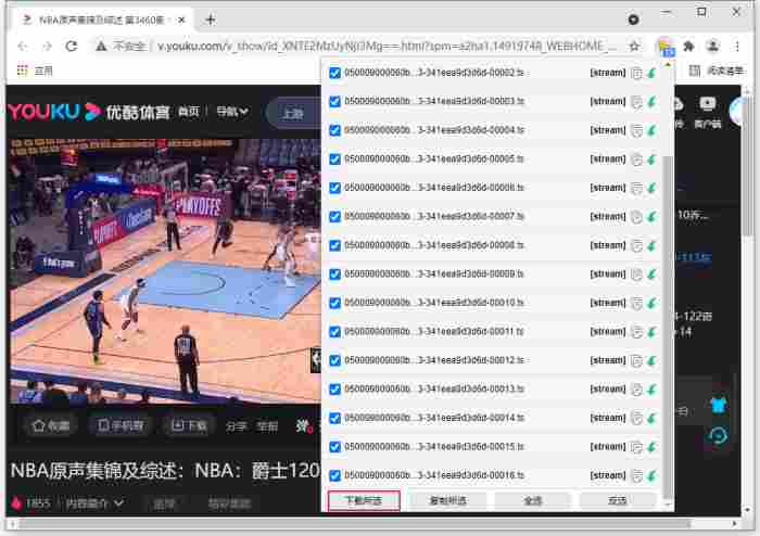 猫抓怎么抓取完整视频?猫抓抓取完整视频的操作步骤截图