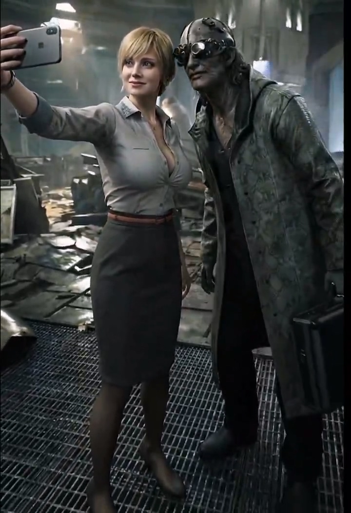 《生化危机9》AI视频:性感雪莉找每一个人合影