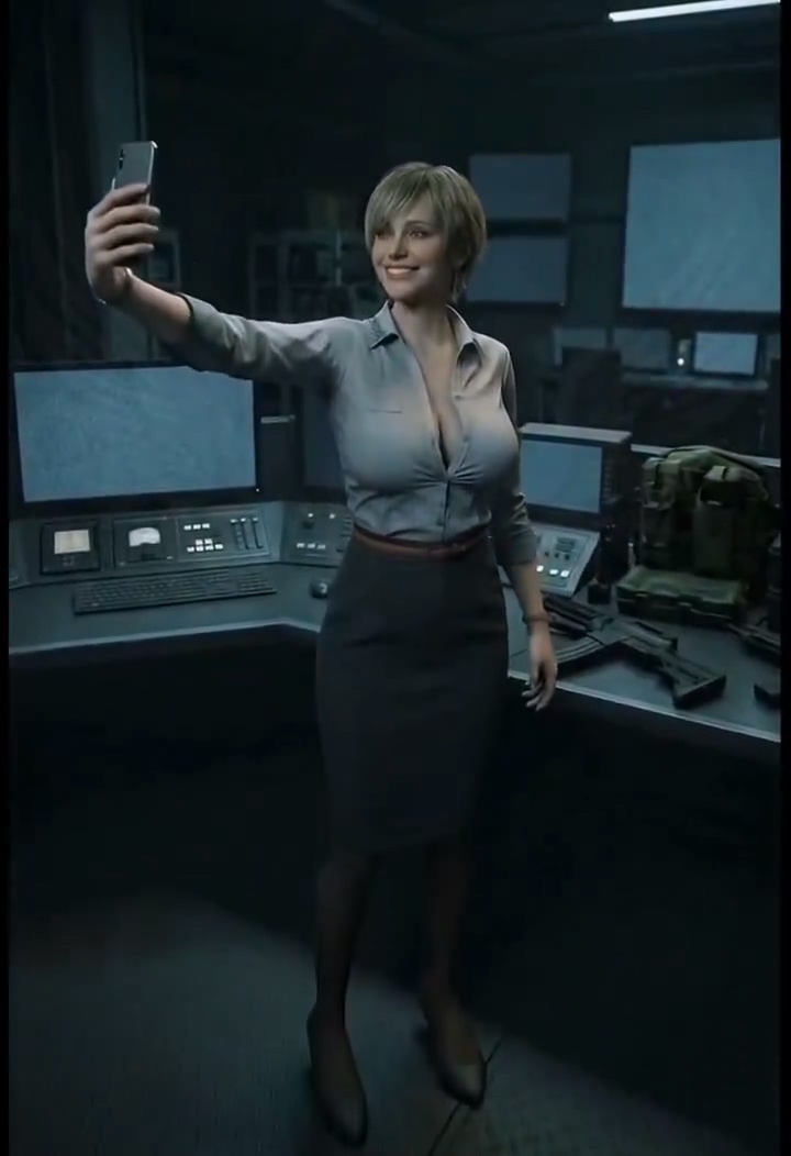 《生化危机9》AI视频:性感雪莉找每一个人合影