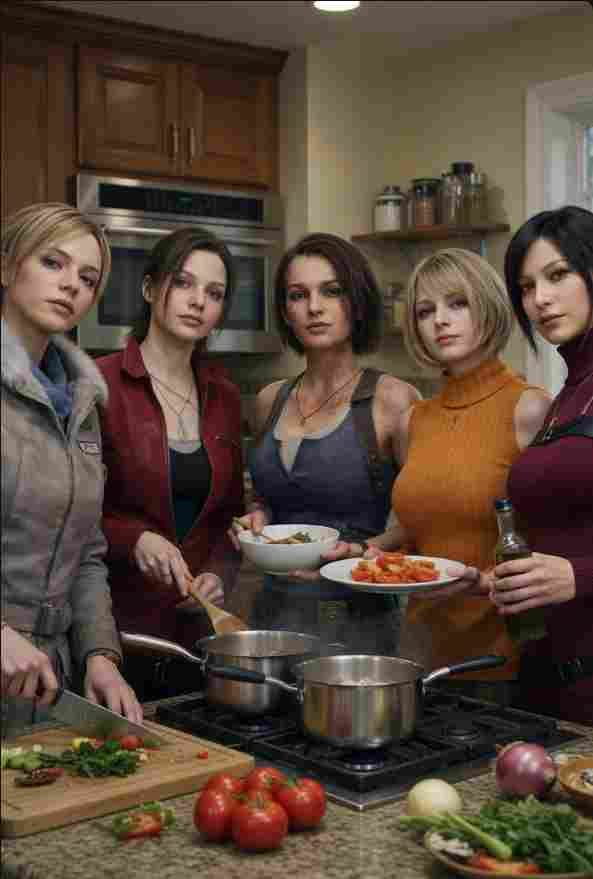 《生化危机9》AI视频:性感雪莉找每一个人合影