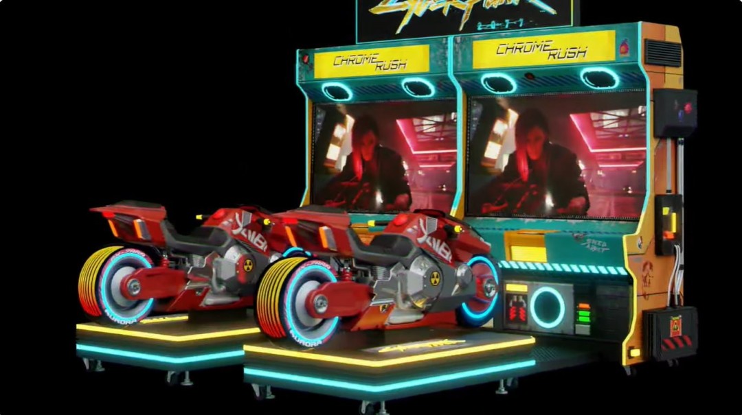 赛博朋克版暴力摩托！ 《赛博朋克2077》街机衍生作公布