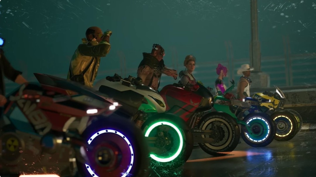 赛博朋克版暴力摩托! 《赛博朋克2077》街机衍生作公布